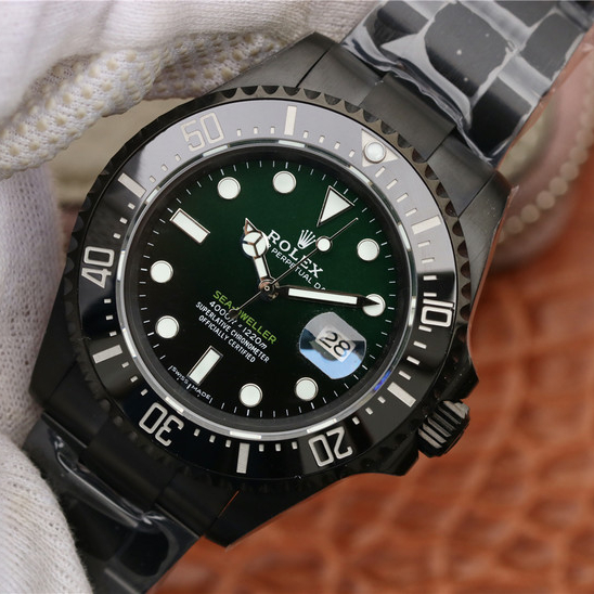 Sea Dweller Full Black Multiple Dial Color Options 43mm