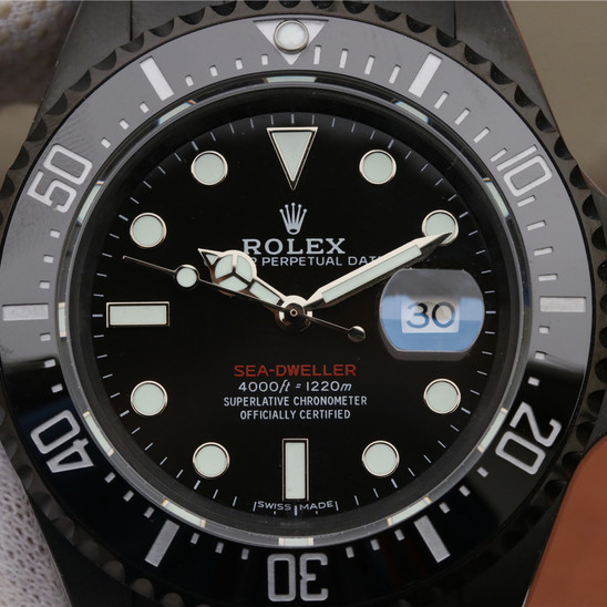 Sea Dweller Full Black Multiple Dial Color Options 43mm