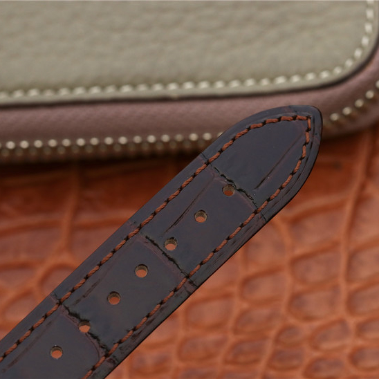 CELLINI TIME DATE Golden Multicolor Dial Selection Brown Leather Strap 39mm