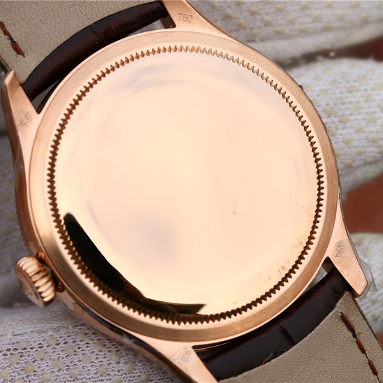 CELLINI TIME DATE Golden Multicolor Dial Selection Brown Leather Strap 39mm