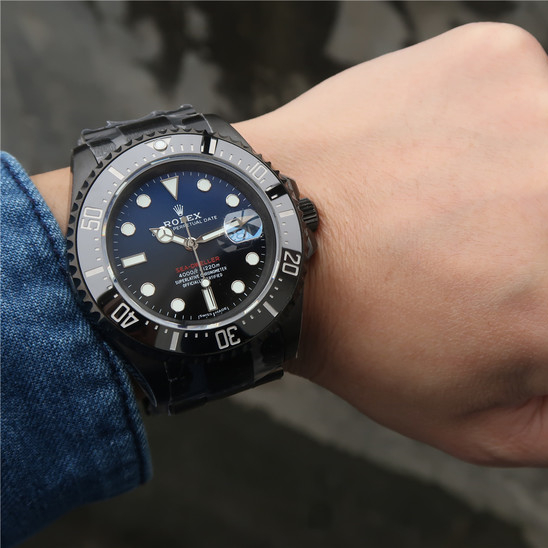 Sea Dweller Full Black Multiple Dial Color Options 43mm