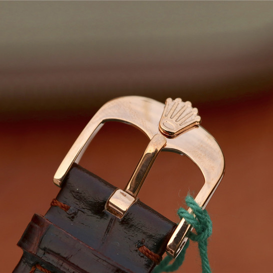 CELLINI TIME DATE Golden Multicolor Dial Selection Brown Leather Strap 39mm