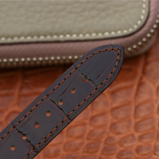 CELLINI TIME DATE Golden Multicolor Dial Selection Brown Leather Strap 39mm