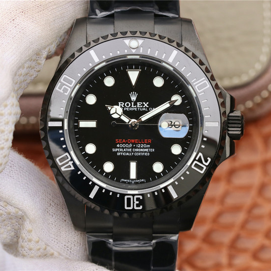 Sea Dweller Full Black Multiple Dial Color Options 43mm