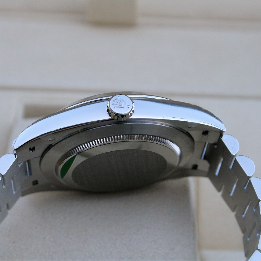 Day-Date Platinum Ice Blue Diagonal Motif 40mm