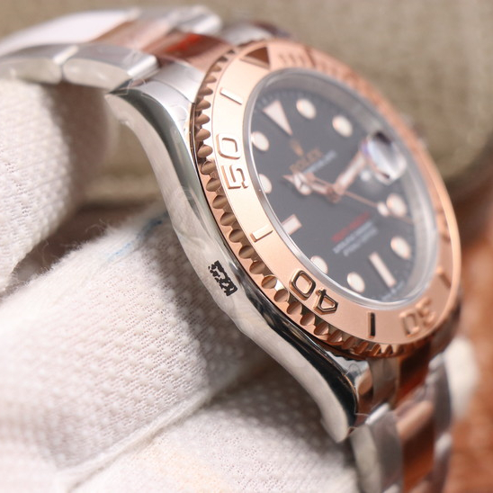 Yacht Master 1 Rose Goldmix ( Black & Brown Dial ) Stainless Steel 40mm