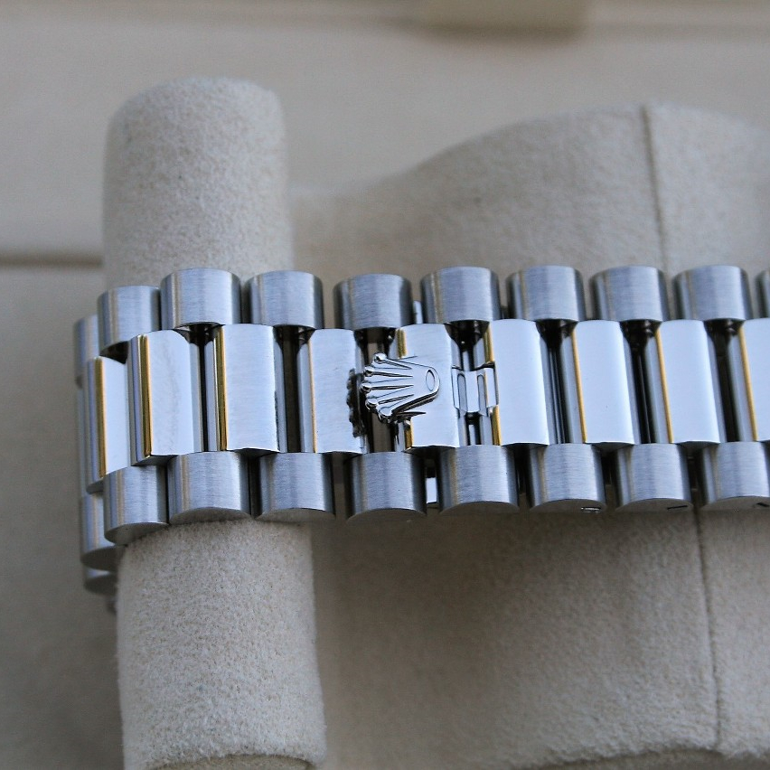 Day-Date Platinum Ice Blue Diagonal Motif 40mm