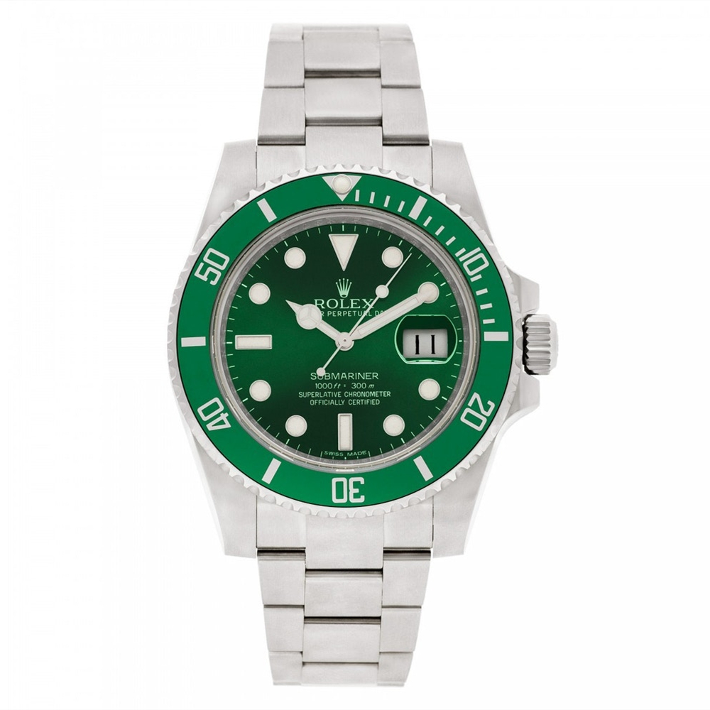 Submariner Silver/Green Multicolor dial 40mm