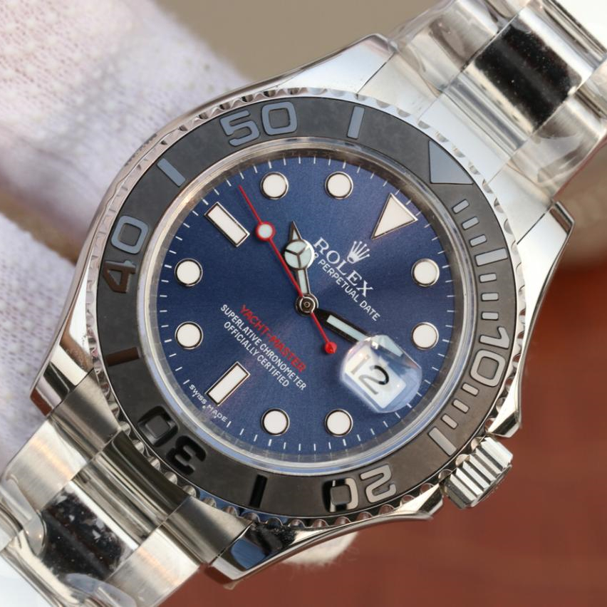 Yacht Master 1 ( Black & Blue Dial ) Stainless Steel 40mm