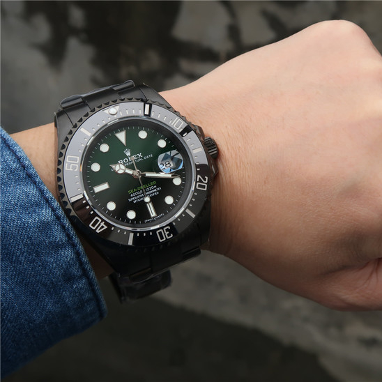 Sea Dweller Full Black Multiple Dial Color Options 43mm