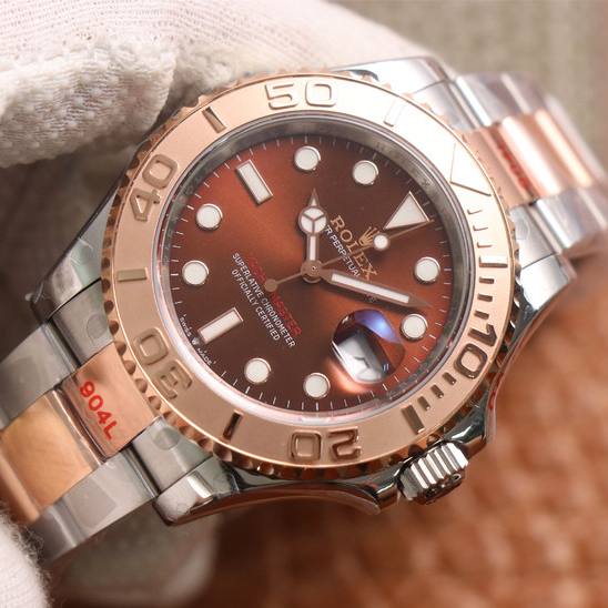 Yacht Master 1 Rose Goldmix ( Black & Brown Dial ) Stainless Steel 40mm