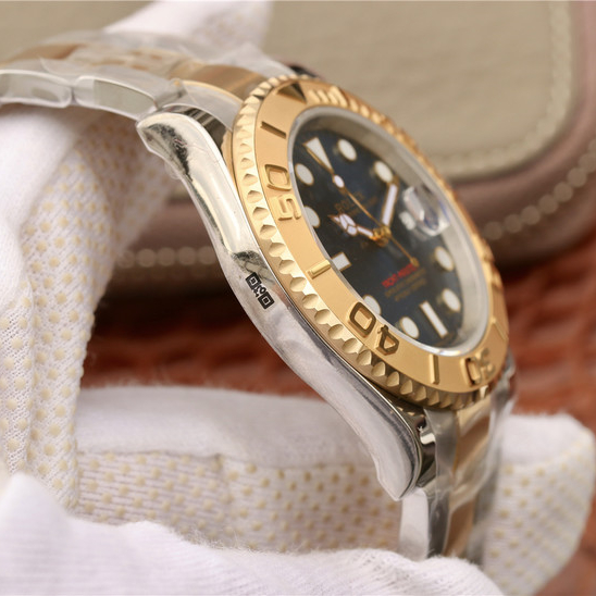 Yacht Master 1 Goldmix ( Gold & Blue Dial ) Stainless Steel 40mm