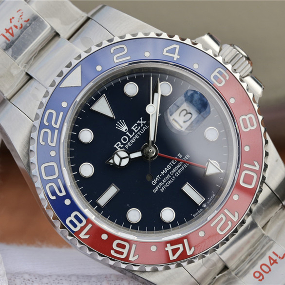 GMT MASTER 2 PEPSI Blue Dial 40mm