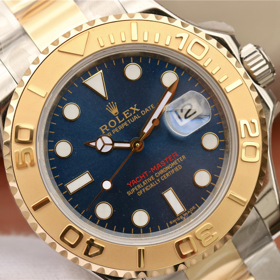 Yacht Master 1 Goldmix ( Gold & Blue Dial ) Stainless Steel 40mm