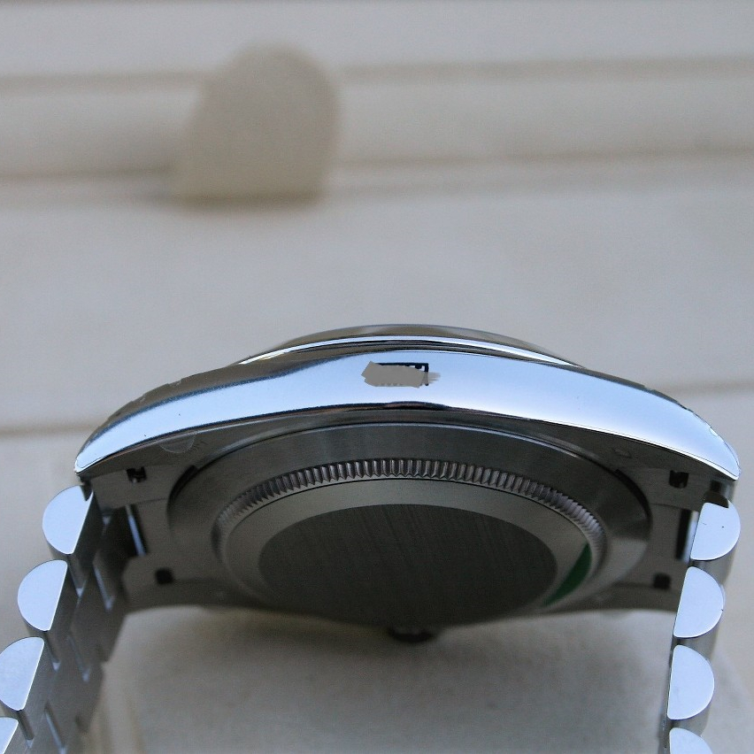 Day-Date Platinum Ice Blue Diagonal Motif 40mm