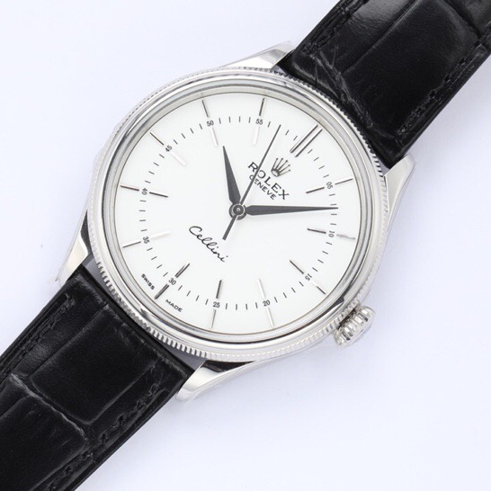 CELLINI TIME Multicolor Selection Black Leather Strap 39mm