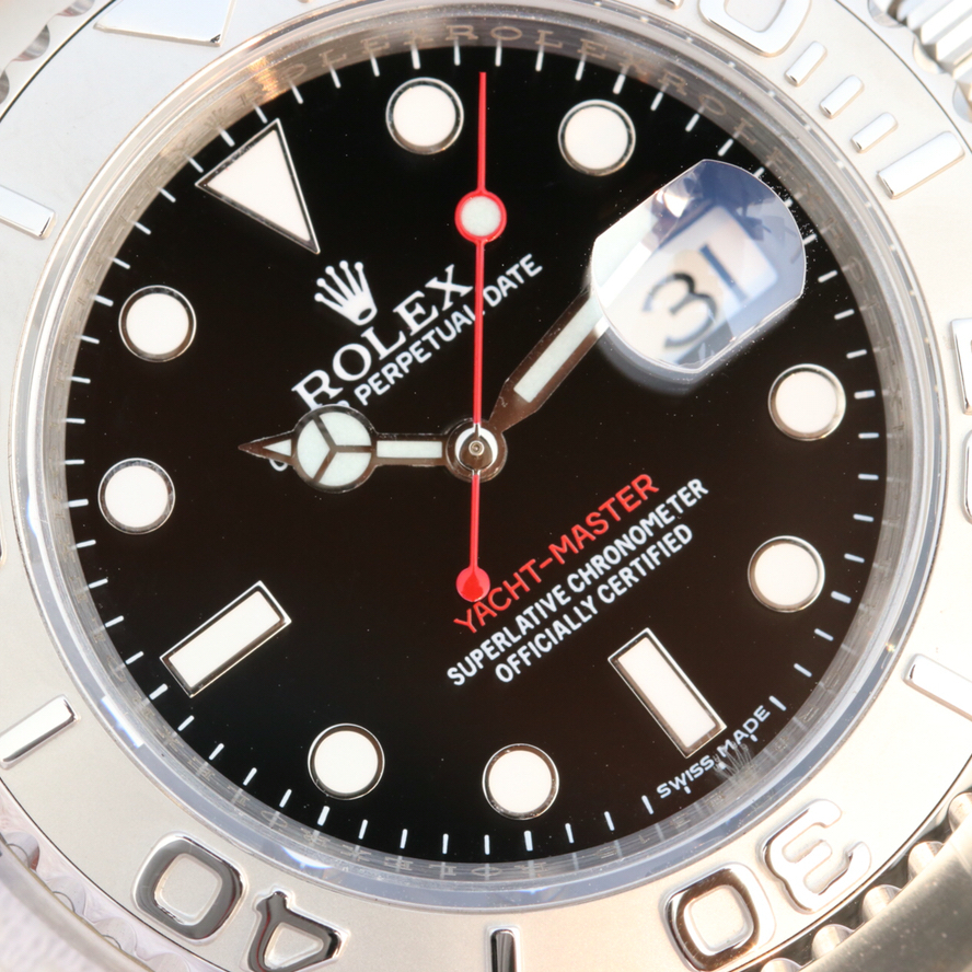 Yacht Master 1 Pure Silver ( Black & White Dial ) Stainless Steel 40mm