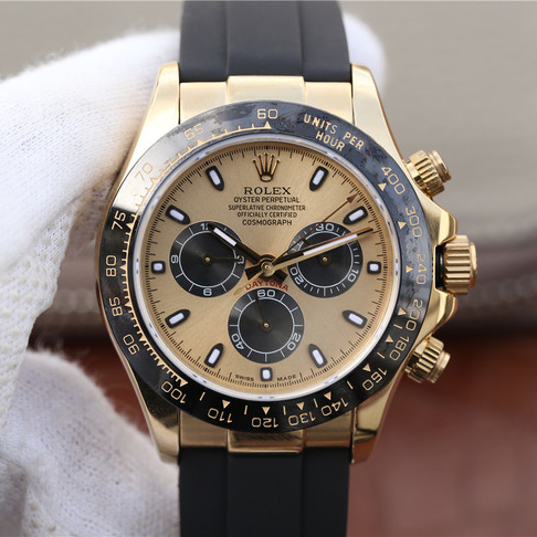 Daytona golden rubber style Multiple dial options 40mm