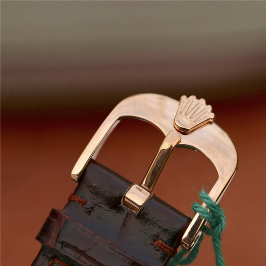 CELLINI TIME DATE Golden Multicolor Dial Selection Brown Leather Strap 39mm