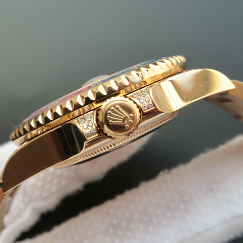 GMT MASTER 2 Golden Rainbow Diamond 40mm