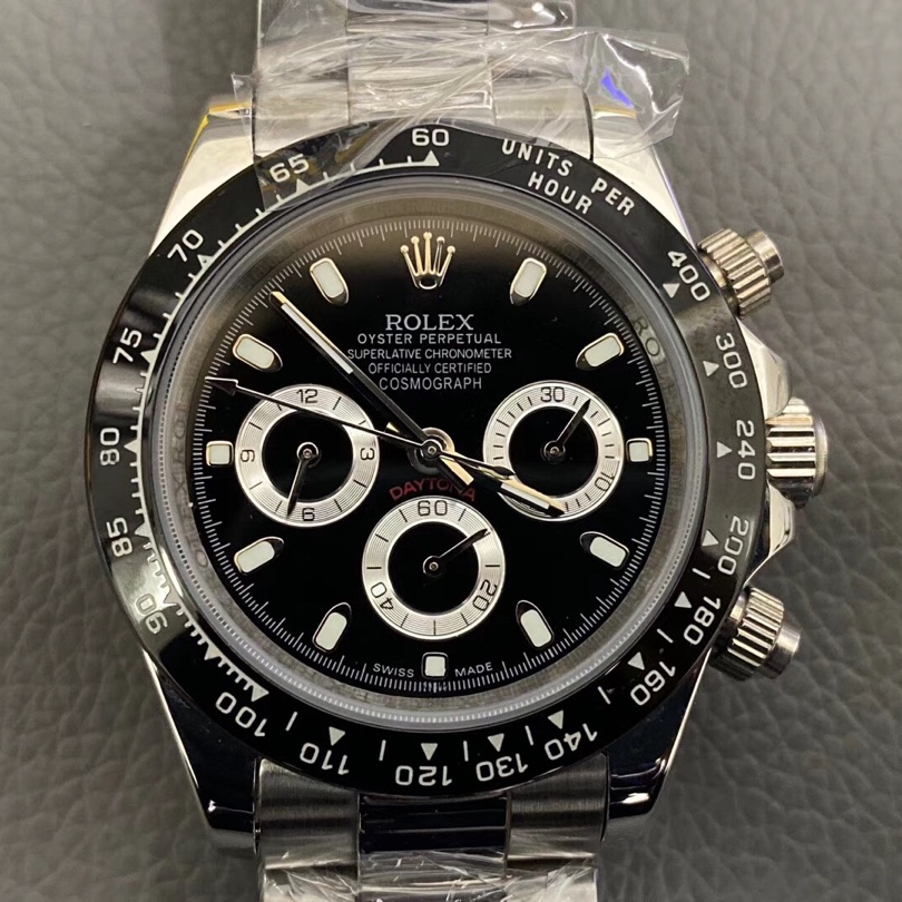 Daytona Siver Classic Panda Black & White Dial 40mm