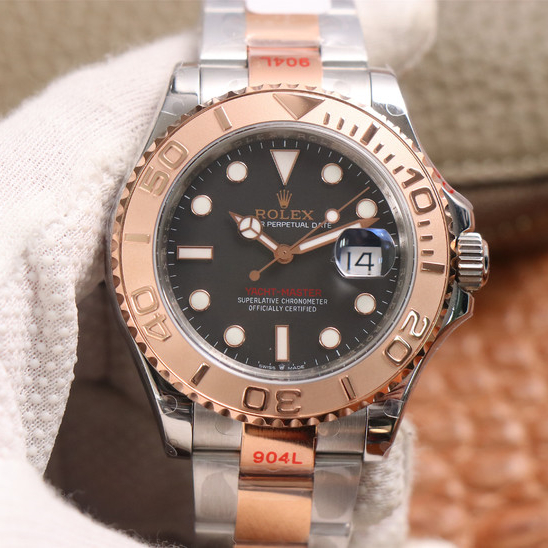 Yacht Master 1 Rose Goldmix ( Black & Brown Dial ) Stainless Steel 40mm