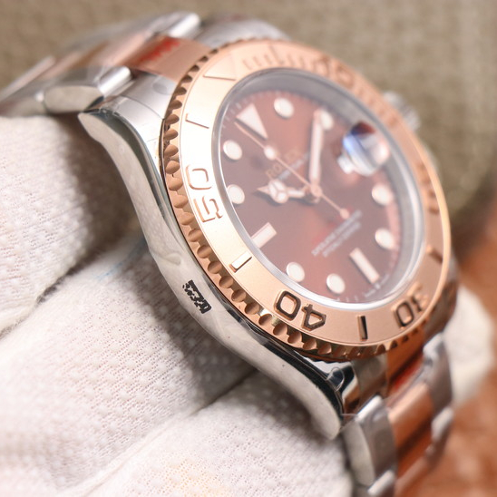 Yacht Master 1 Rose Goldmix ( Black & Brown Dial ) Stainless Steel 40mm