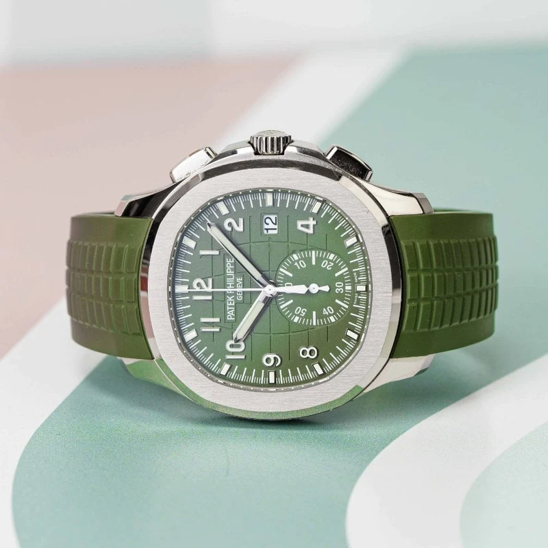 Aquanaut 5968G-010 Khaki Green 42.2mm