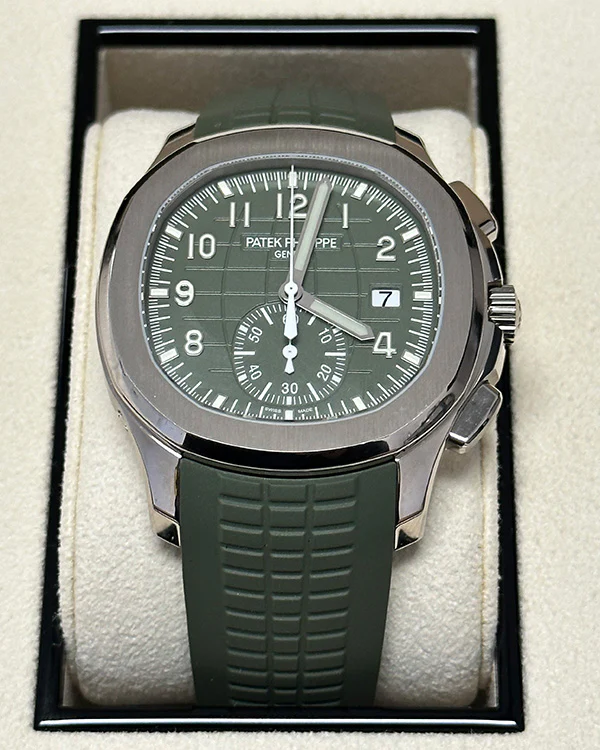 Aquanaut 5968G-010 Khaki Green 42.2mm