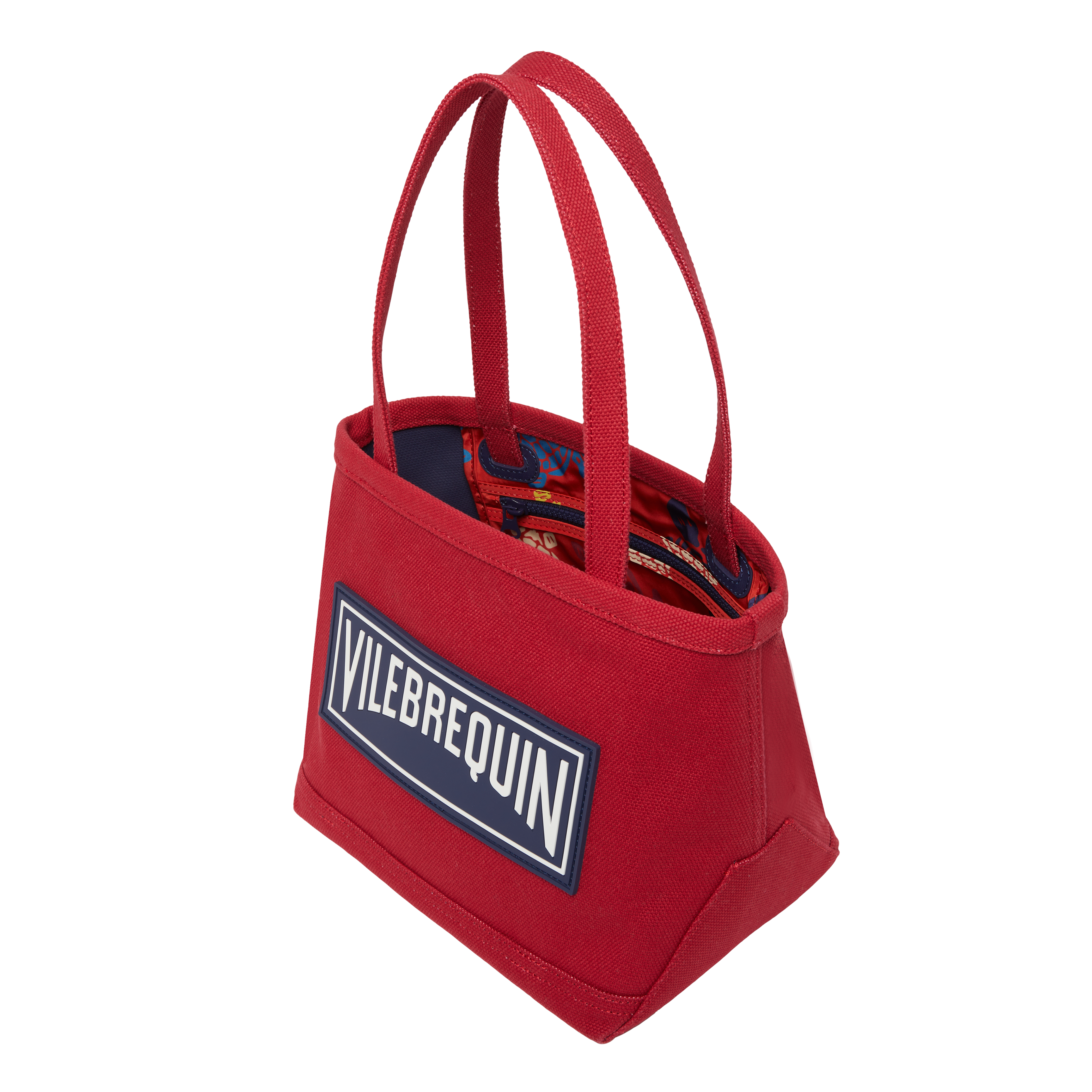 VILEBREQUIN Canvas Marine Unisex Beach Bag
