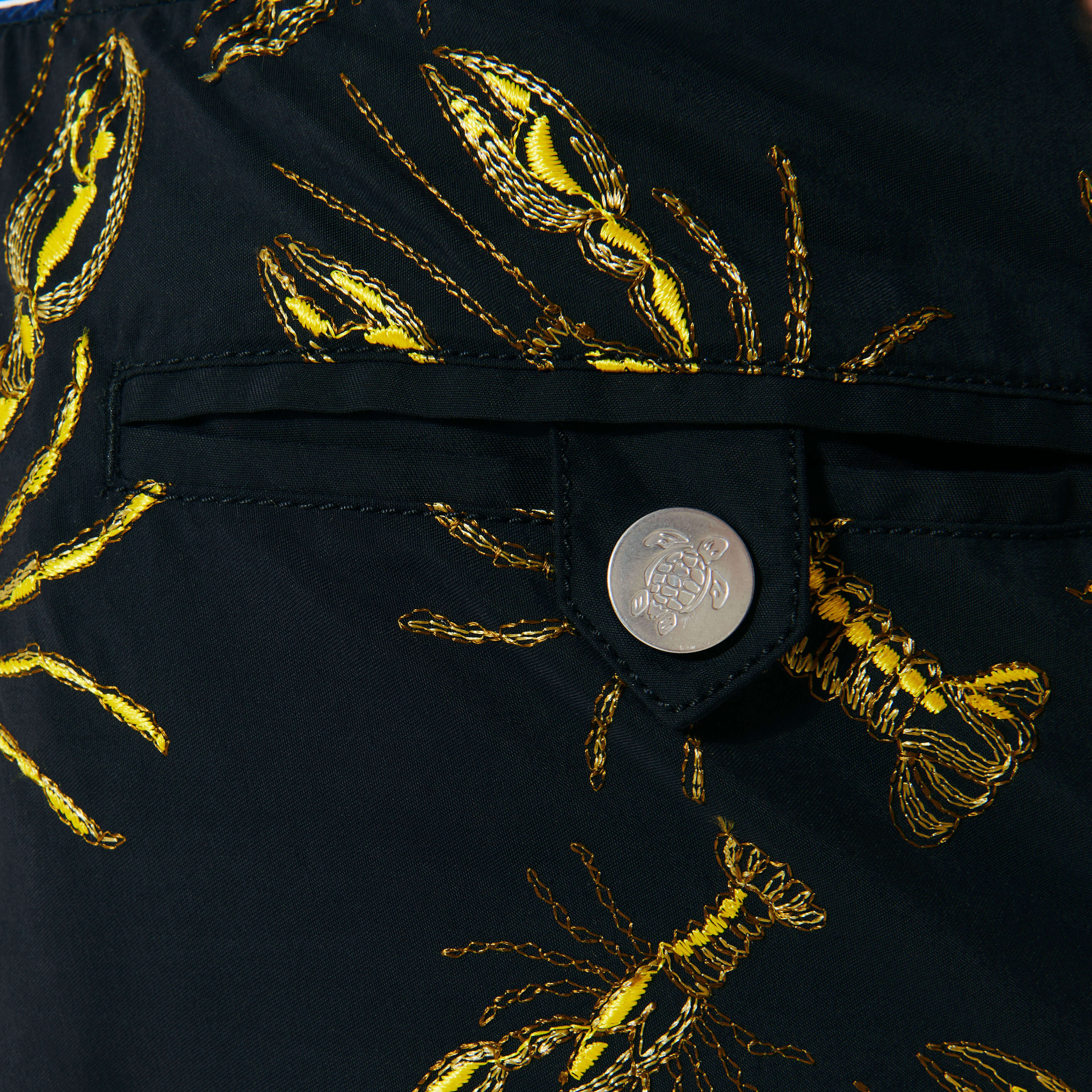 VILEBREQUIN Men Swim Shorts Embroidered Lobsters - Limited Edition | BLACK / Black
