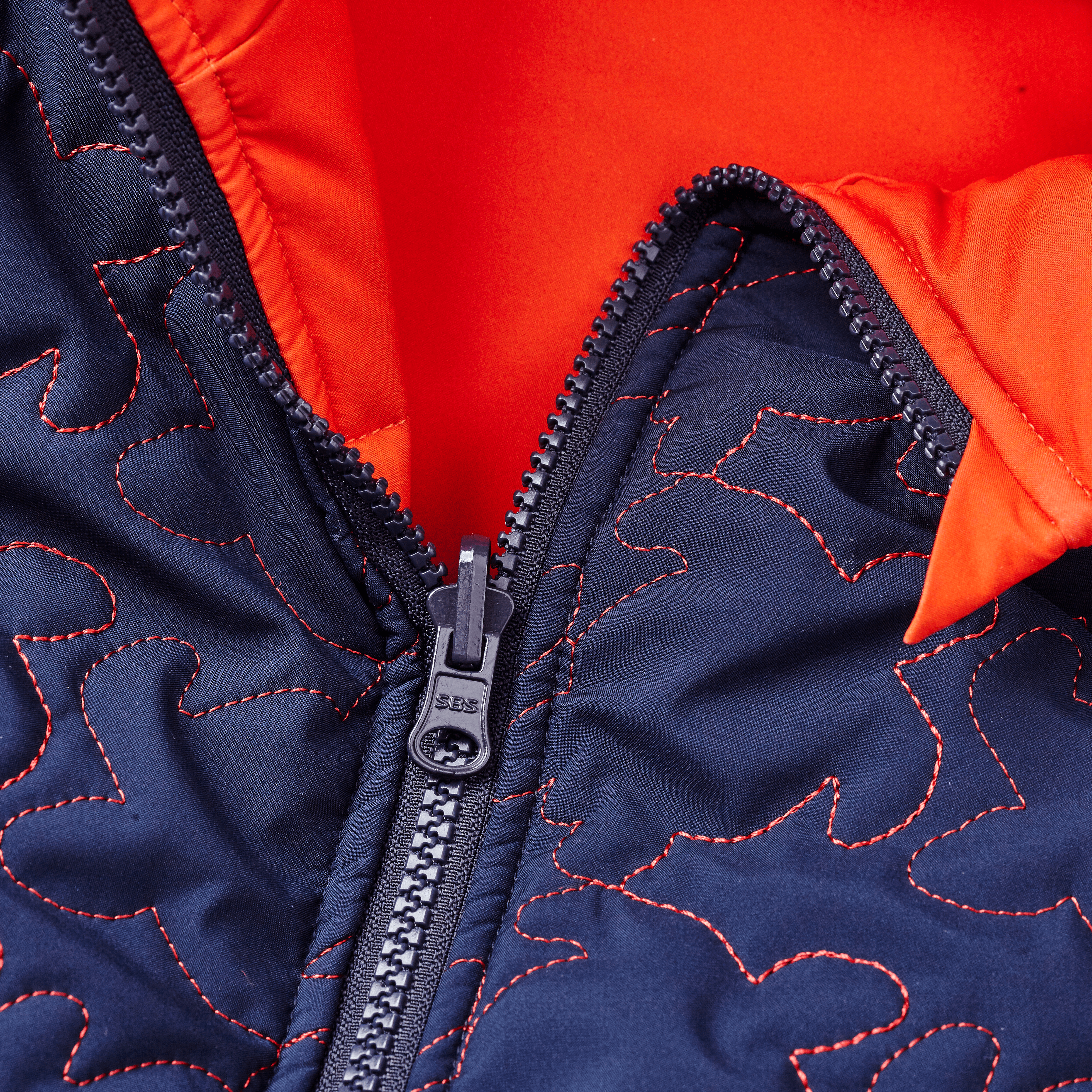 VILEBREQUIN Boys Quilted Reversible Jacket Turtles