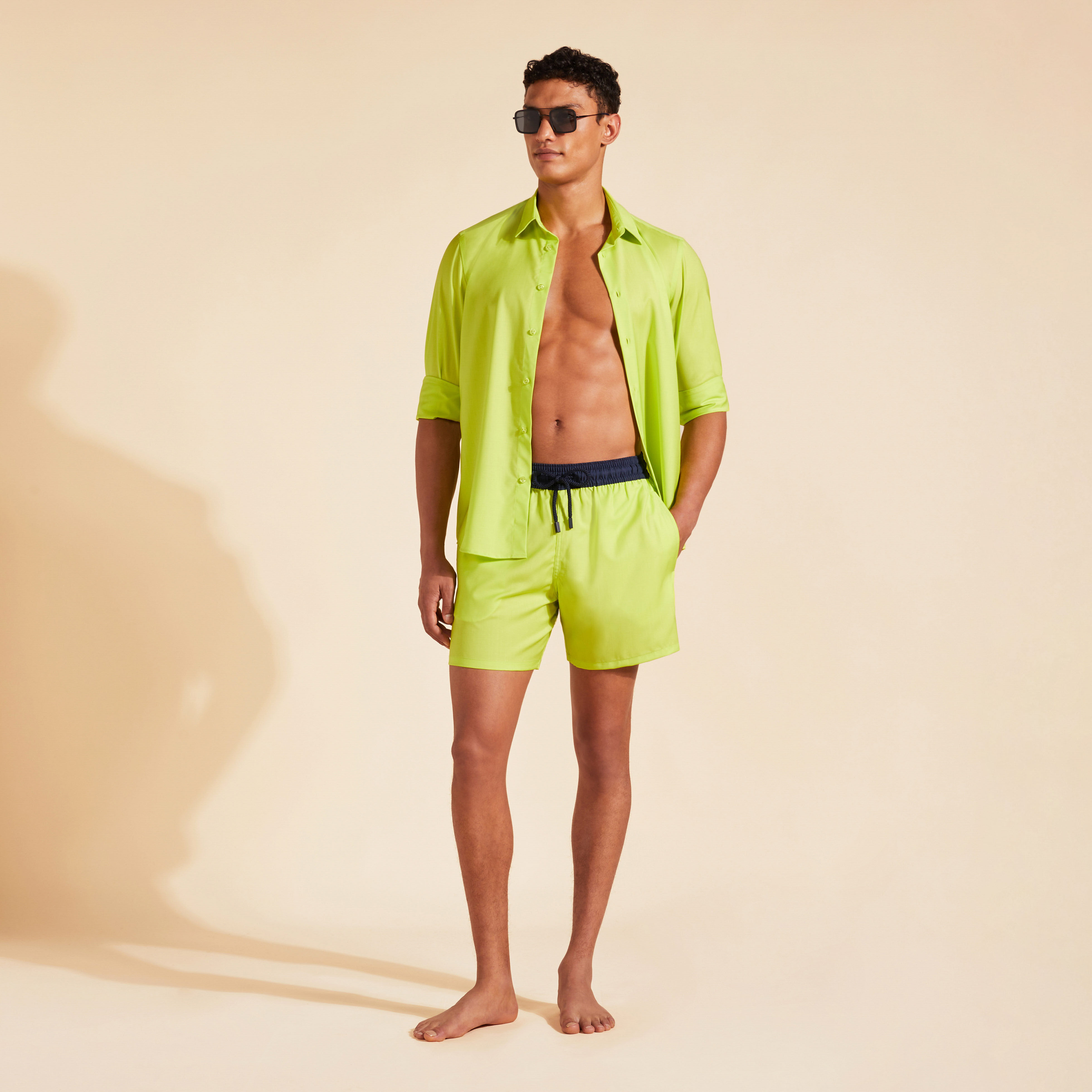 VILEBREQUIN Men Wool Swim Shorts Super 120S