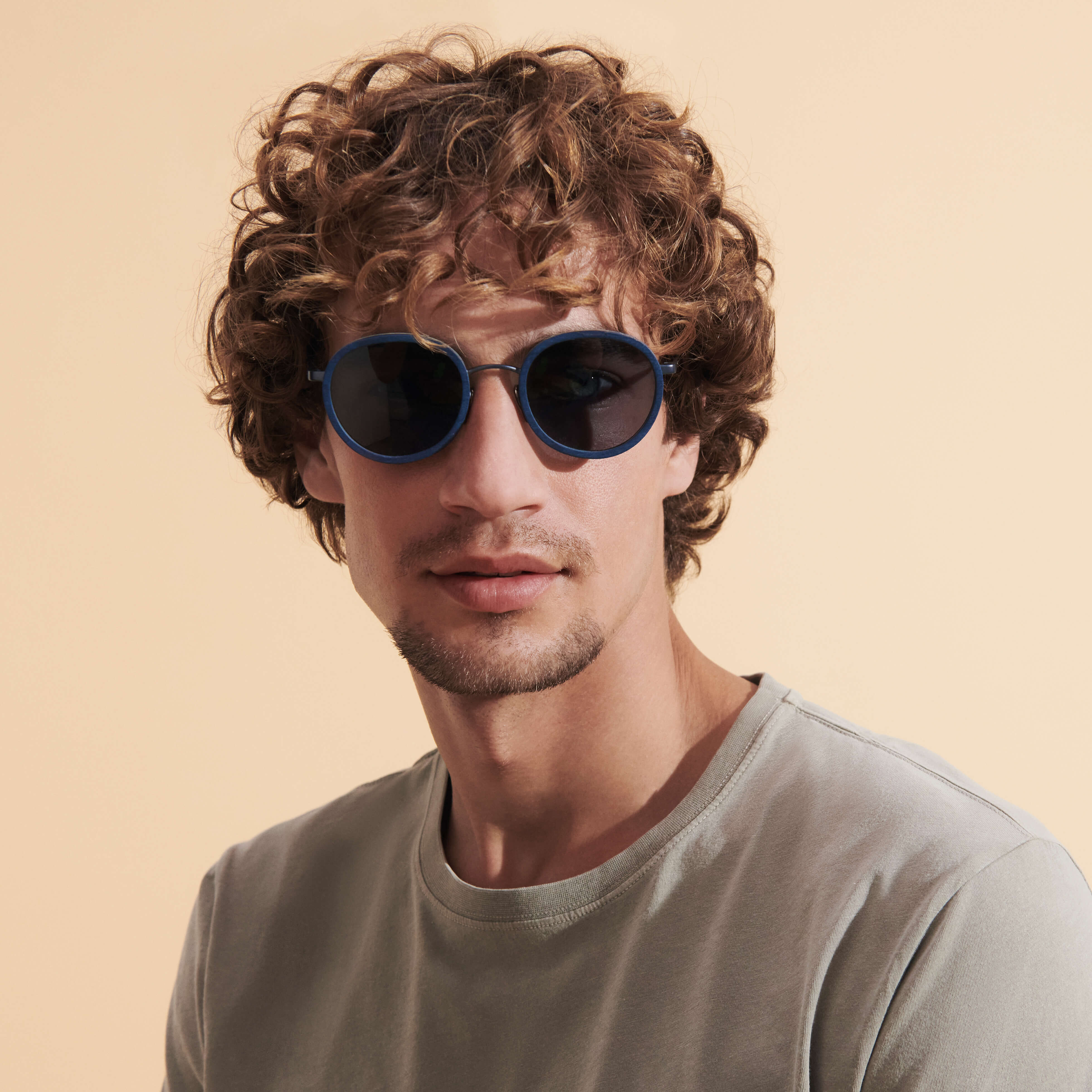 VILEBREQUIN White Tulipwood Women and Men Sunglasses - VBQ x Shelter | NAVY / Blue