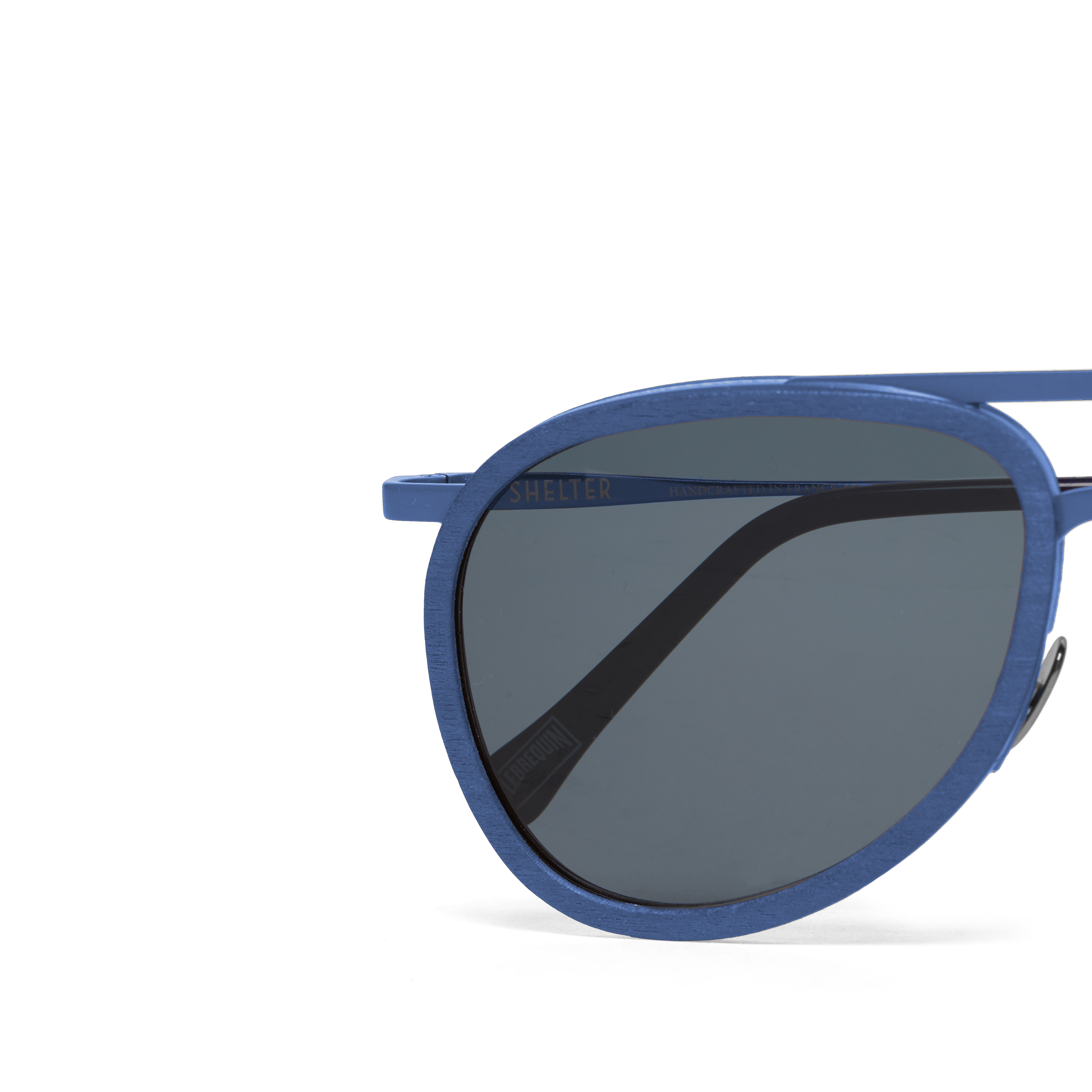 VILEBREQUIN Unisex Wood Sunglasses Solid - VBQ x Shelter