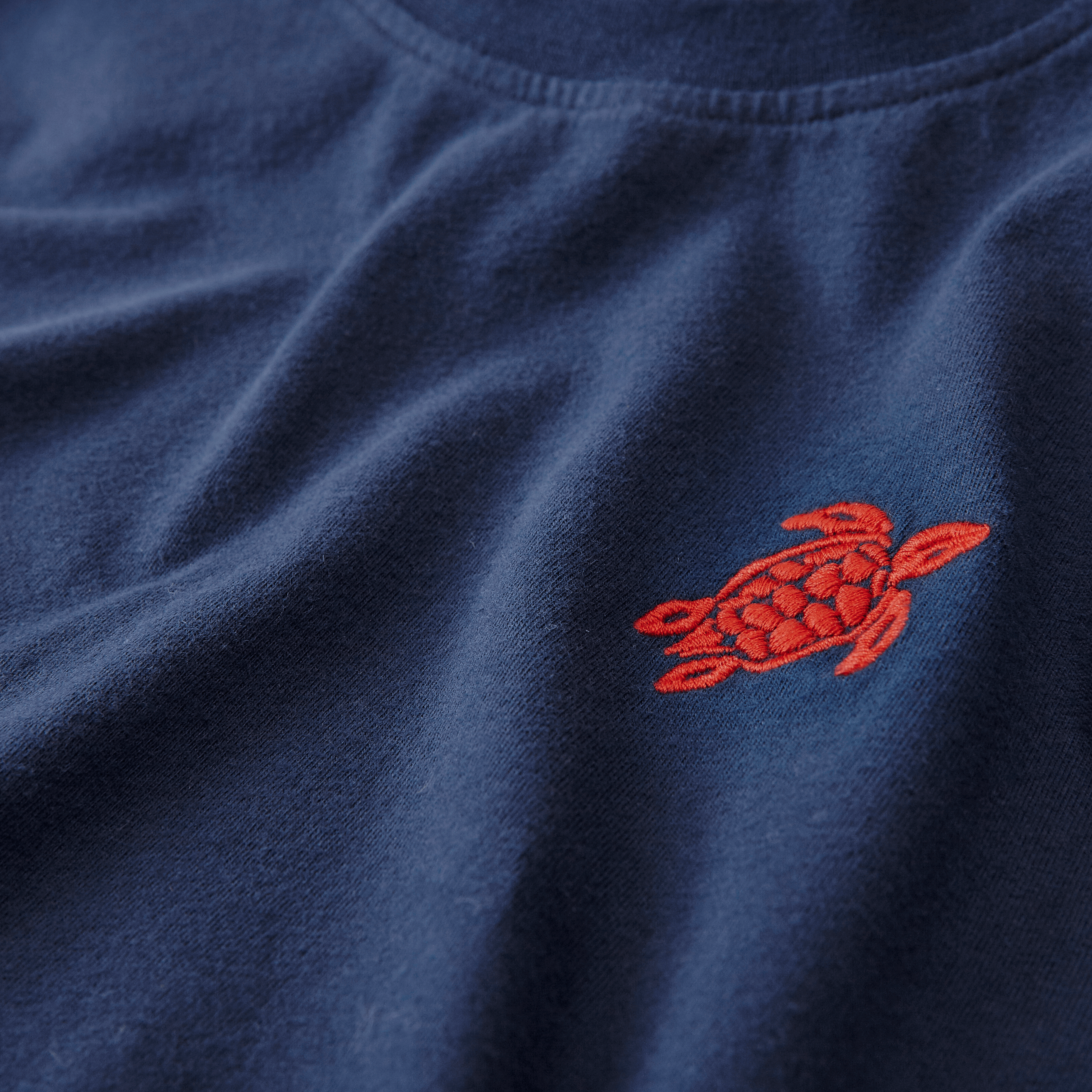 VILEBREQUIN Boys Organic Cotton T-shirt Solid | NAVY / Blue