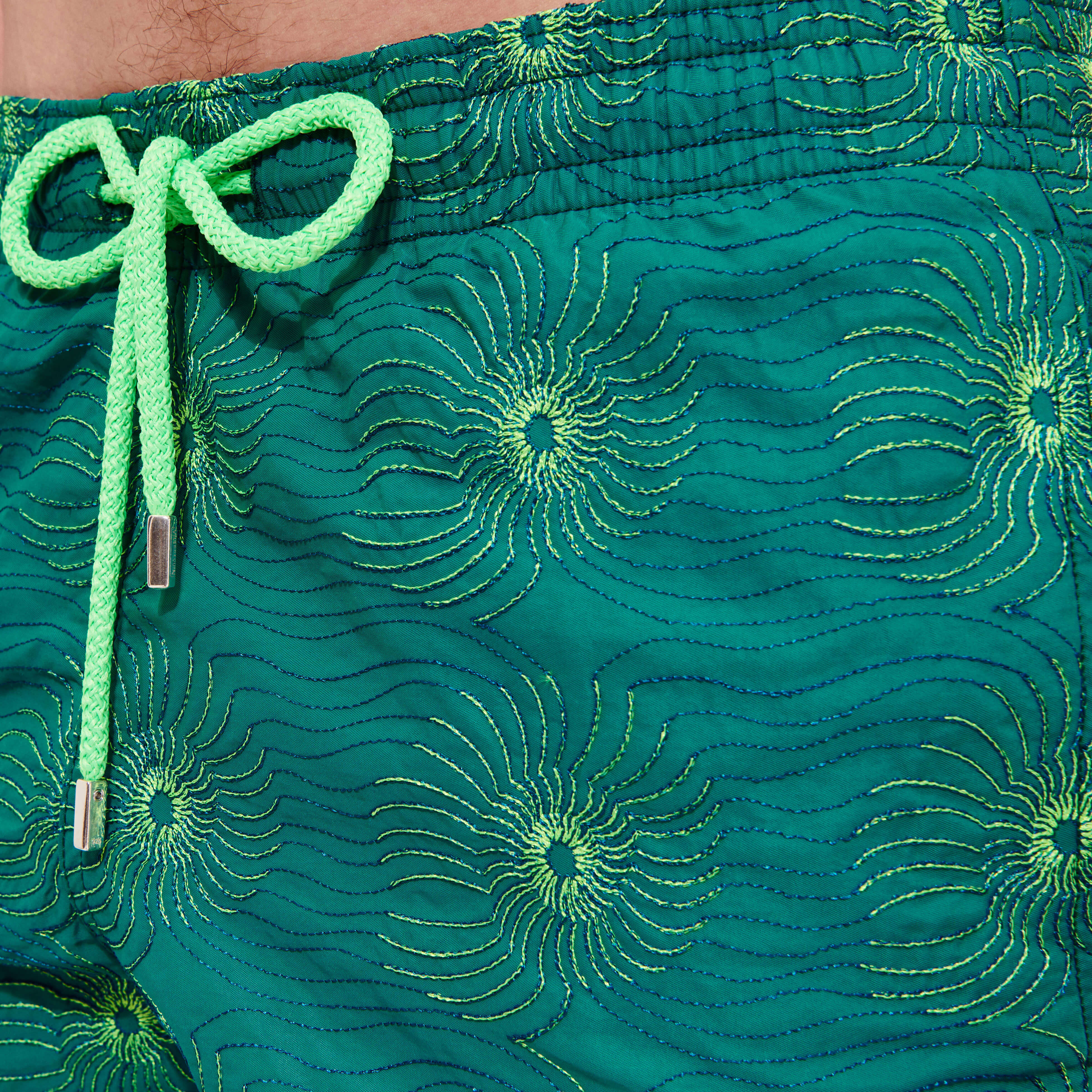 VILEBREQUIN Men Swim Shorts Embroidered Hypno Shell - Limited Edition