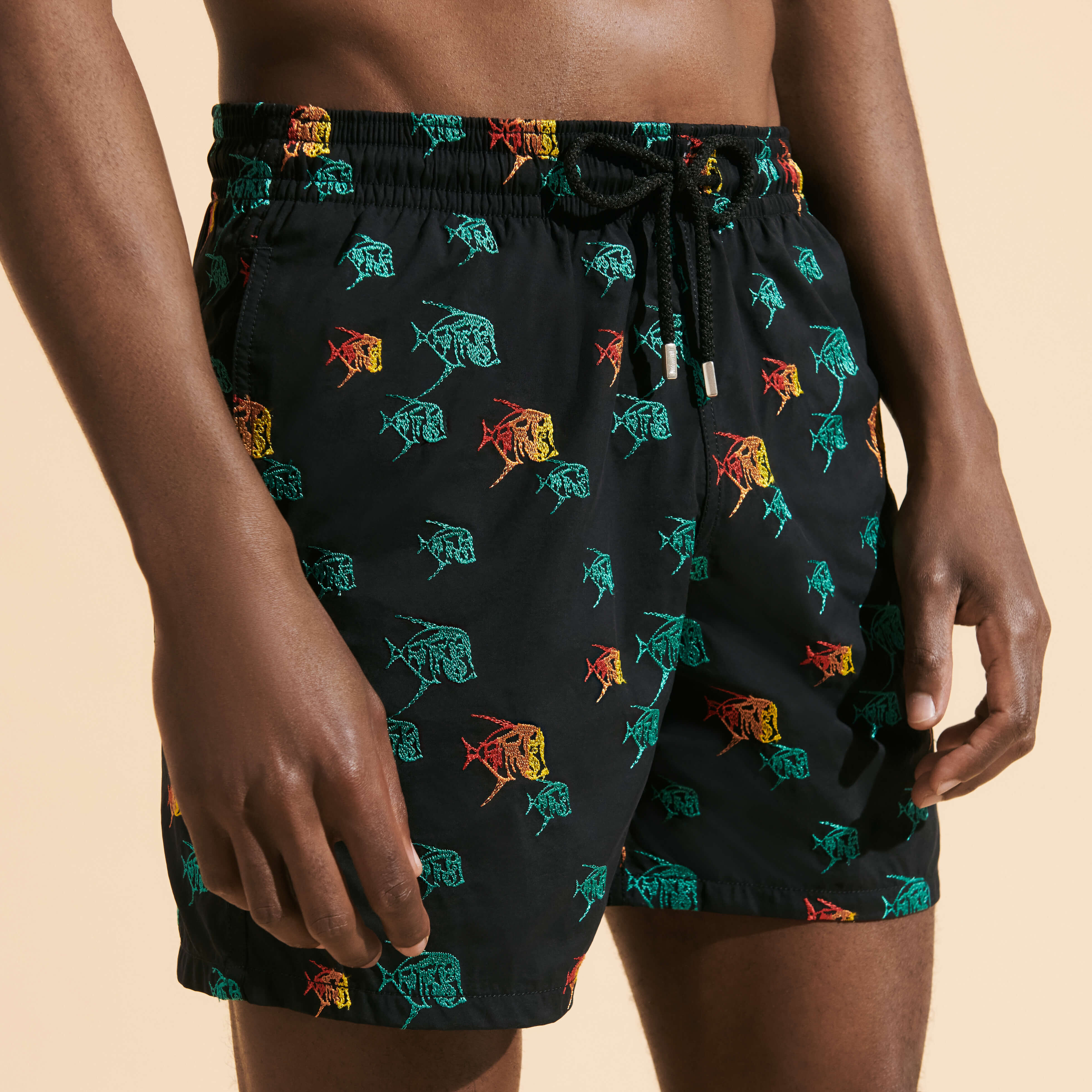 VILEBREQUIN Men Swim Shorts Embroidered Piranhas - Limited Edition
