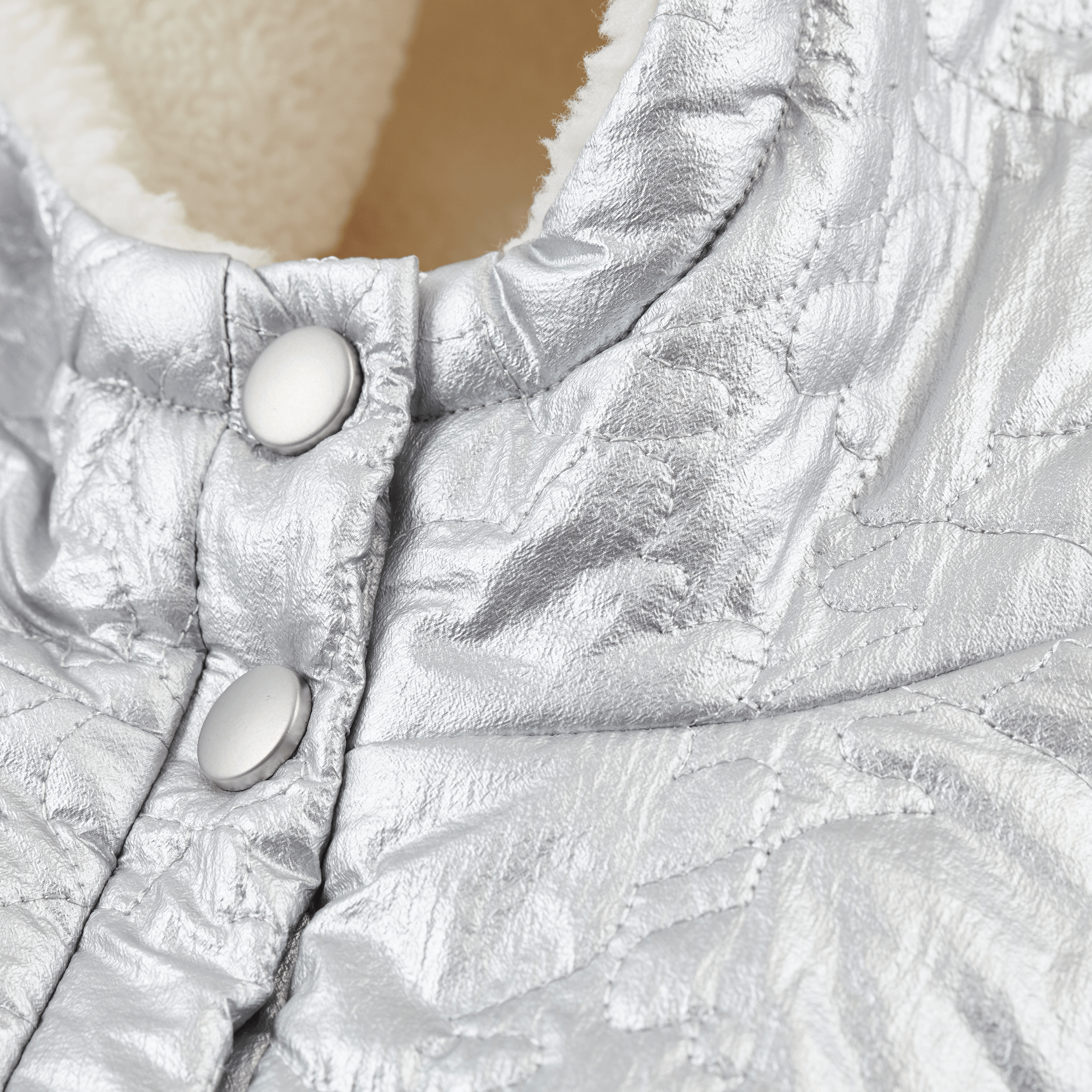 VILEBREQUIN Girls Long Hooded Jacket Quilted Turtles