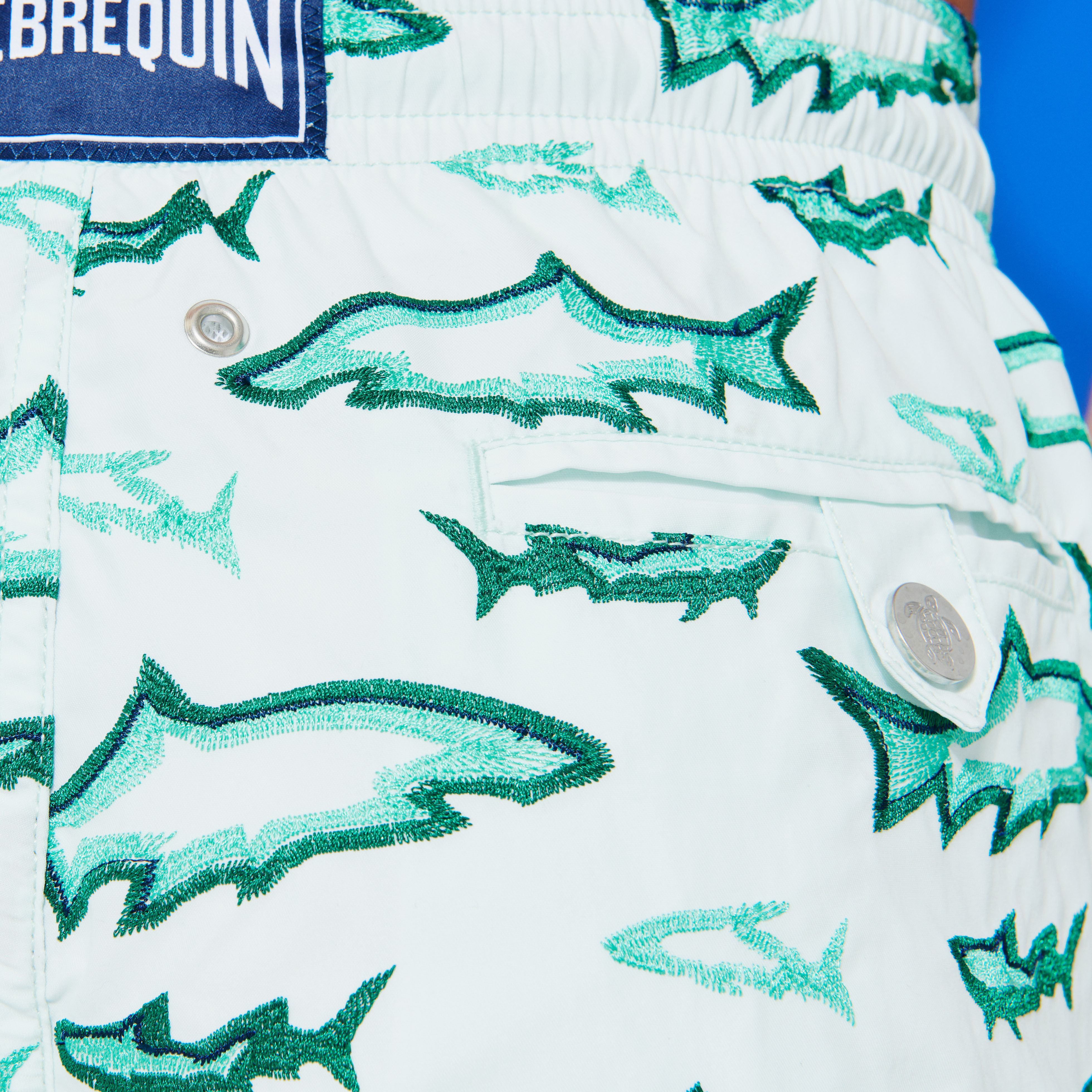 VILEBREQUIN Men Swim Shorts Embroidered Requins 3D - Limited Edition