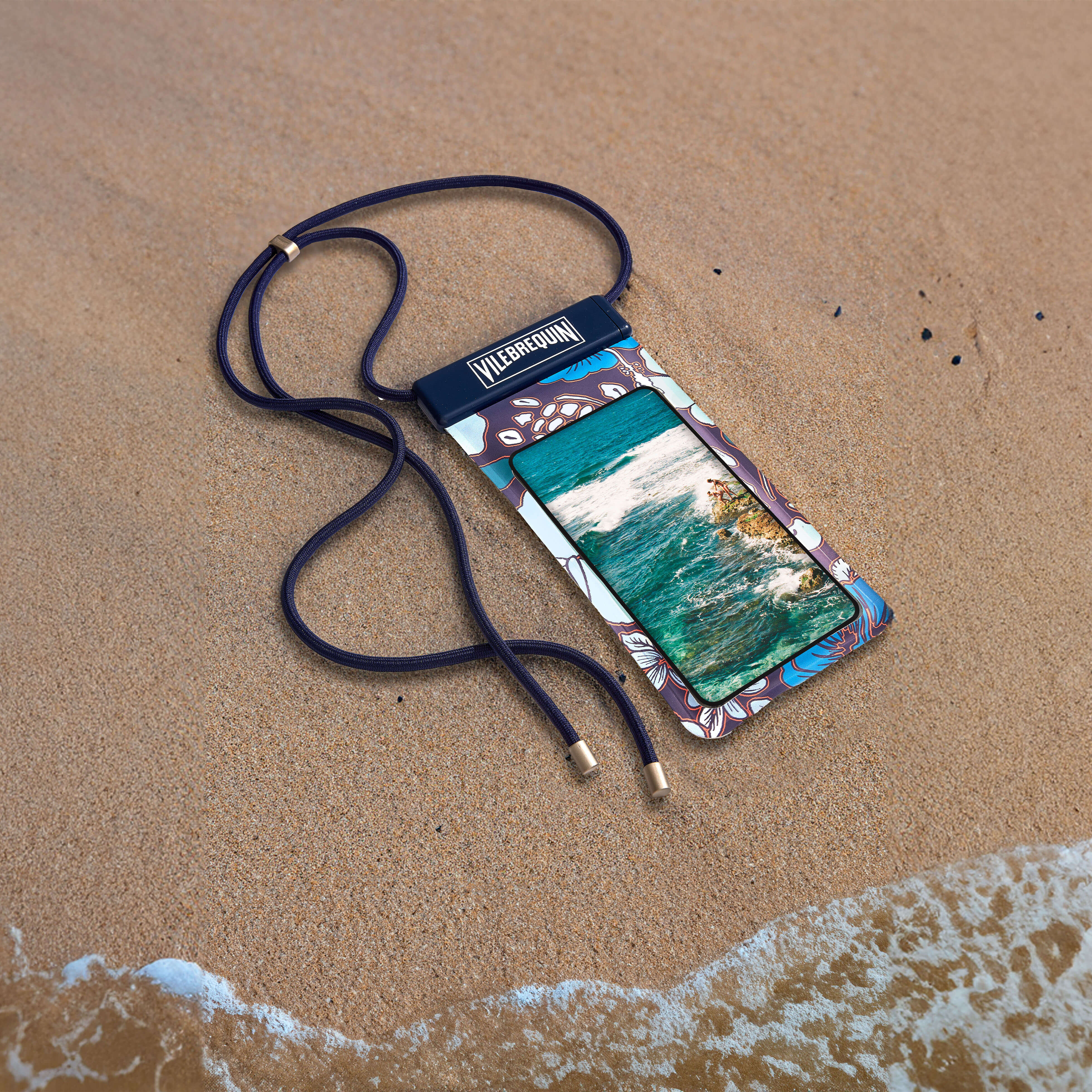 VILEBREQUIN Waterproof Phone Case Tropical Turtles