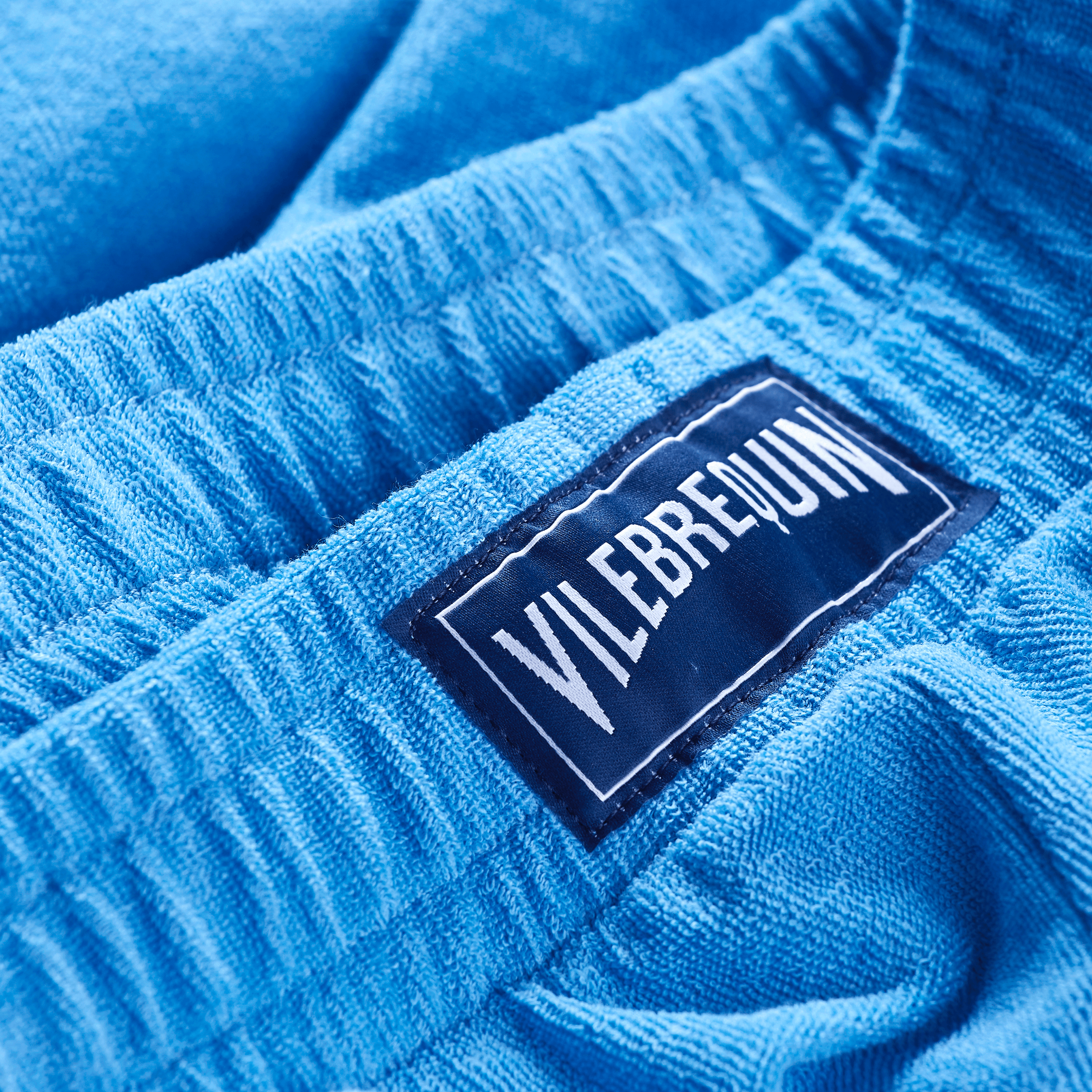 VILEBREQUIN Boys Terry Bermuda Shorts Solid | OCEAN / Blue