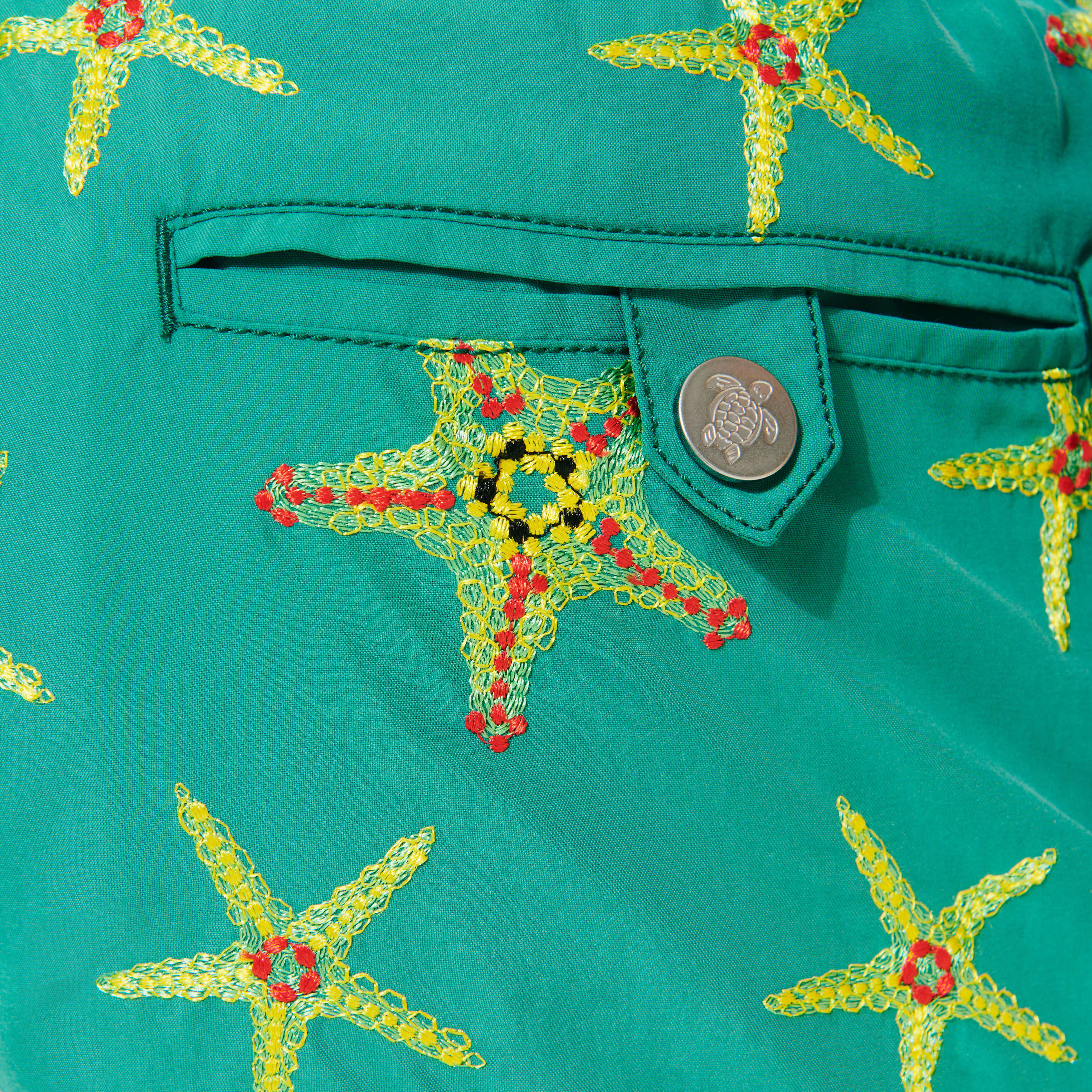 VILEBREQUIN Men Swim Shorts Embroidered Starfish Dance - Limited Edition