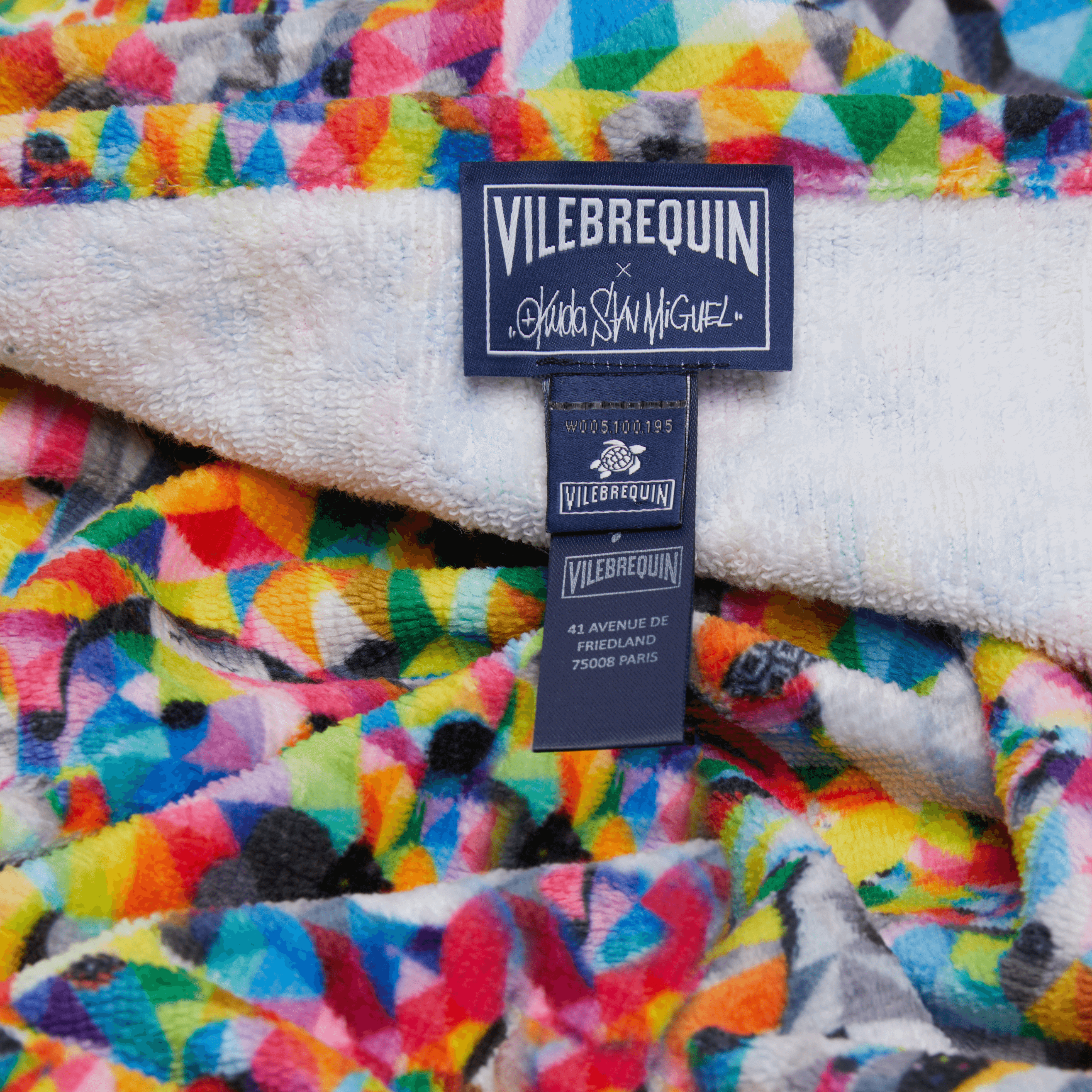 VILEBREQUIN Organic Cotton Towel Animals - Vilebrequin x Okuda San Miguel