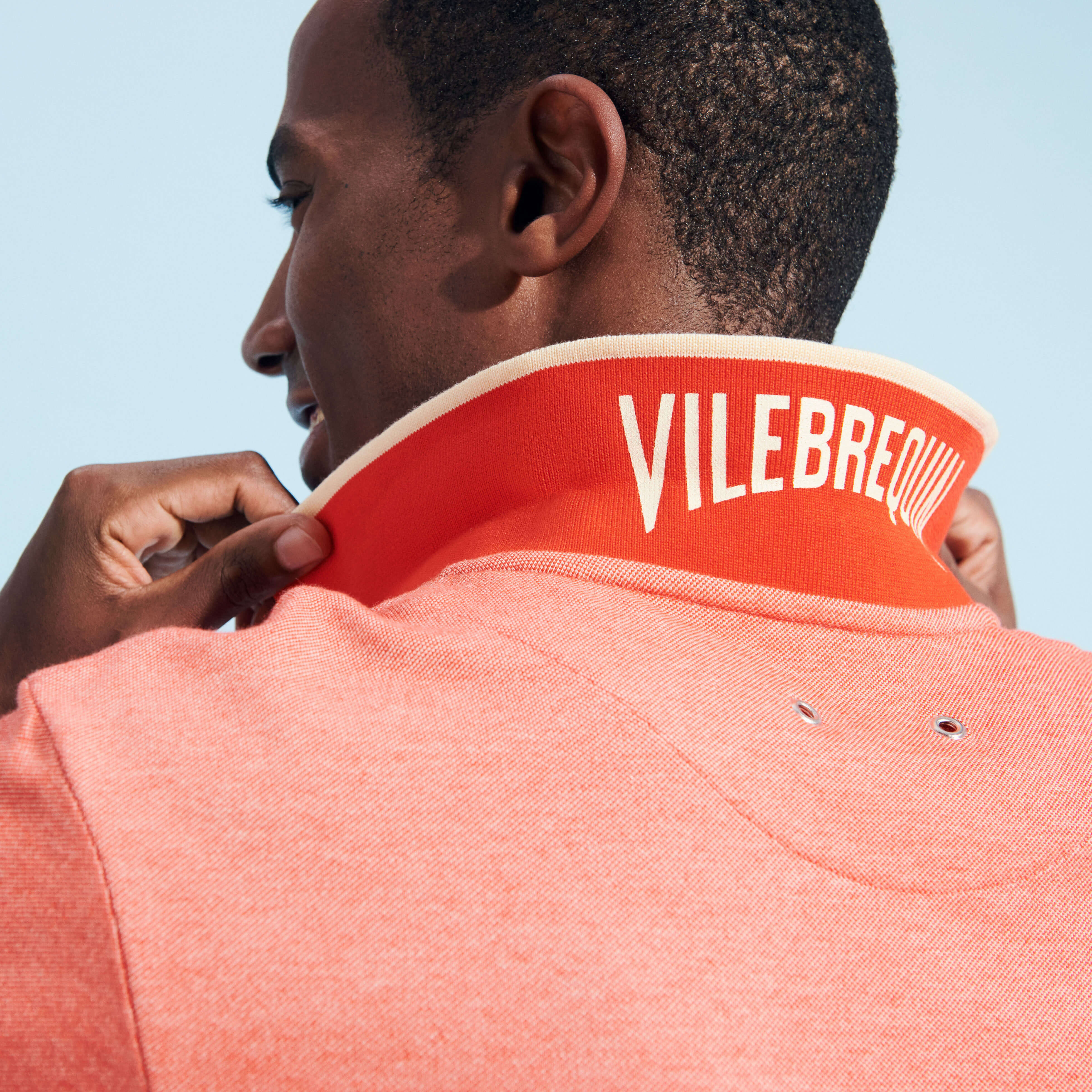 VILEBREQUIN Men Cotton Changing Color Pique Polo Shirt
