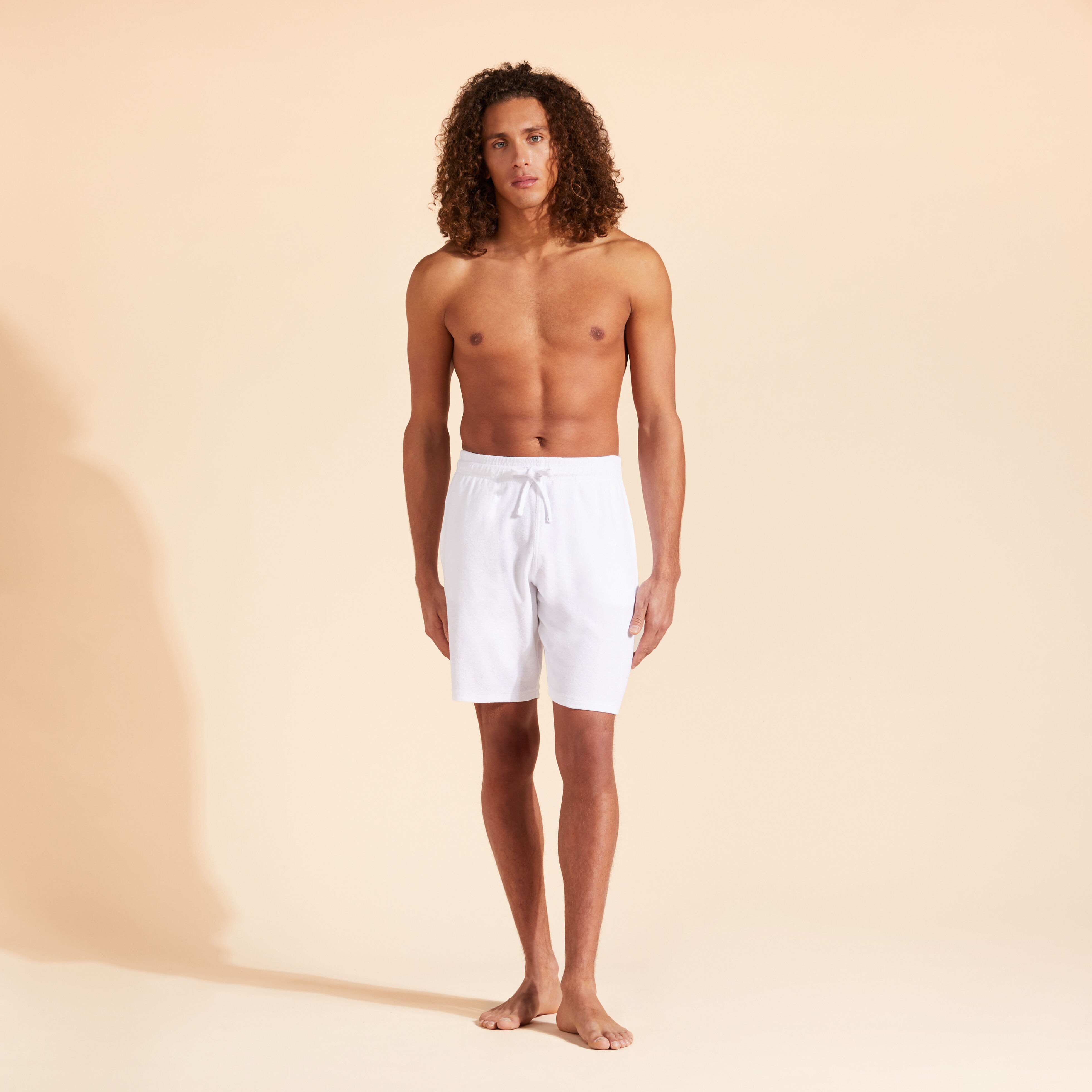 VILEBREQUIN Unisex Terry Bermuda Shorts Solid
