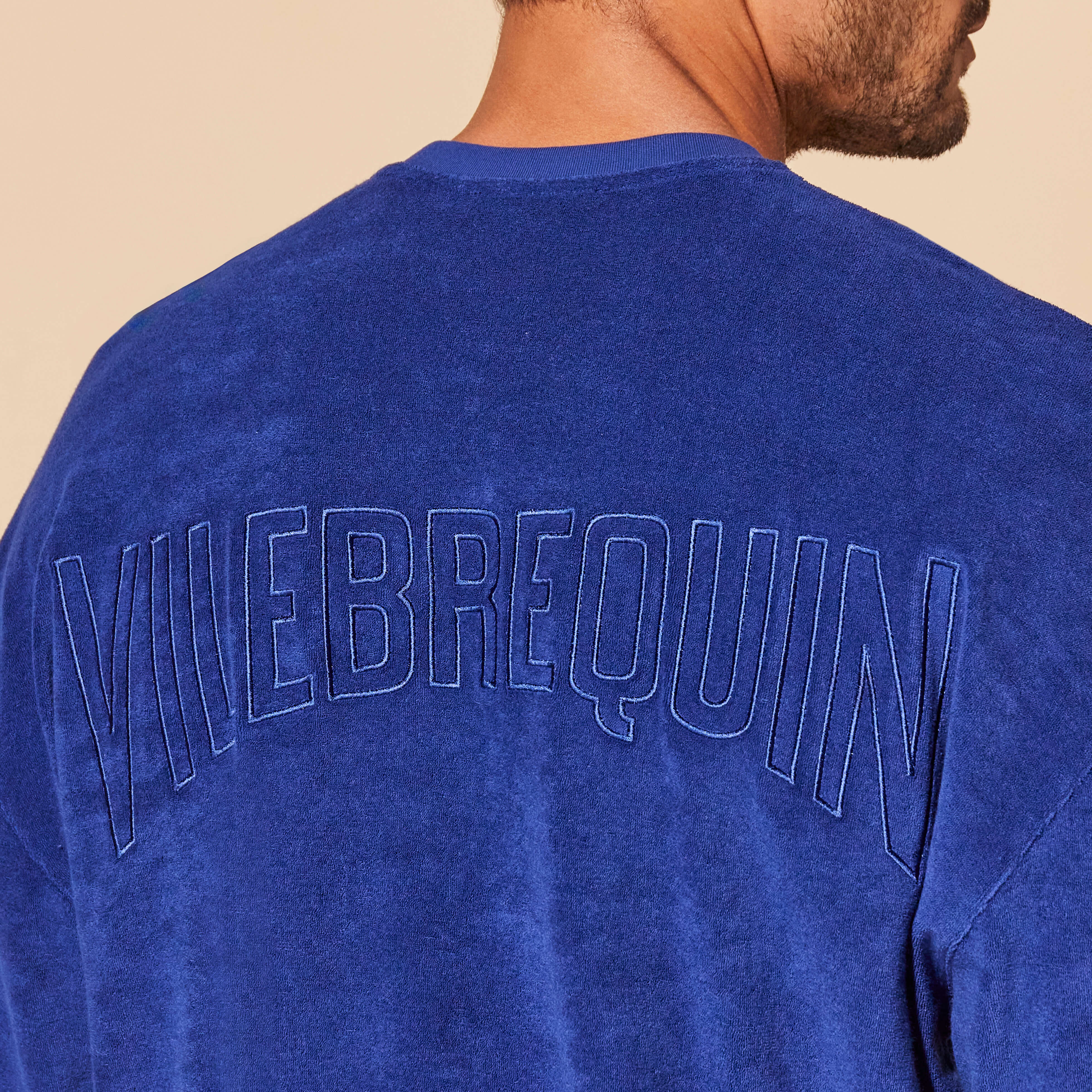 VILEBREQUIN Unisex Terry Crewneck Sweatshirt Solid