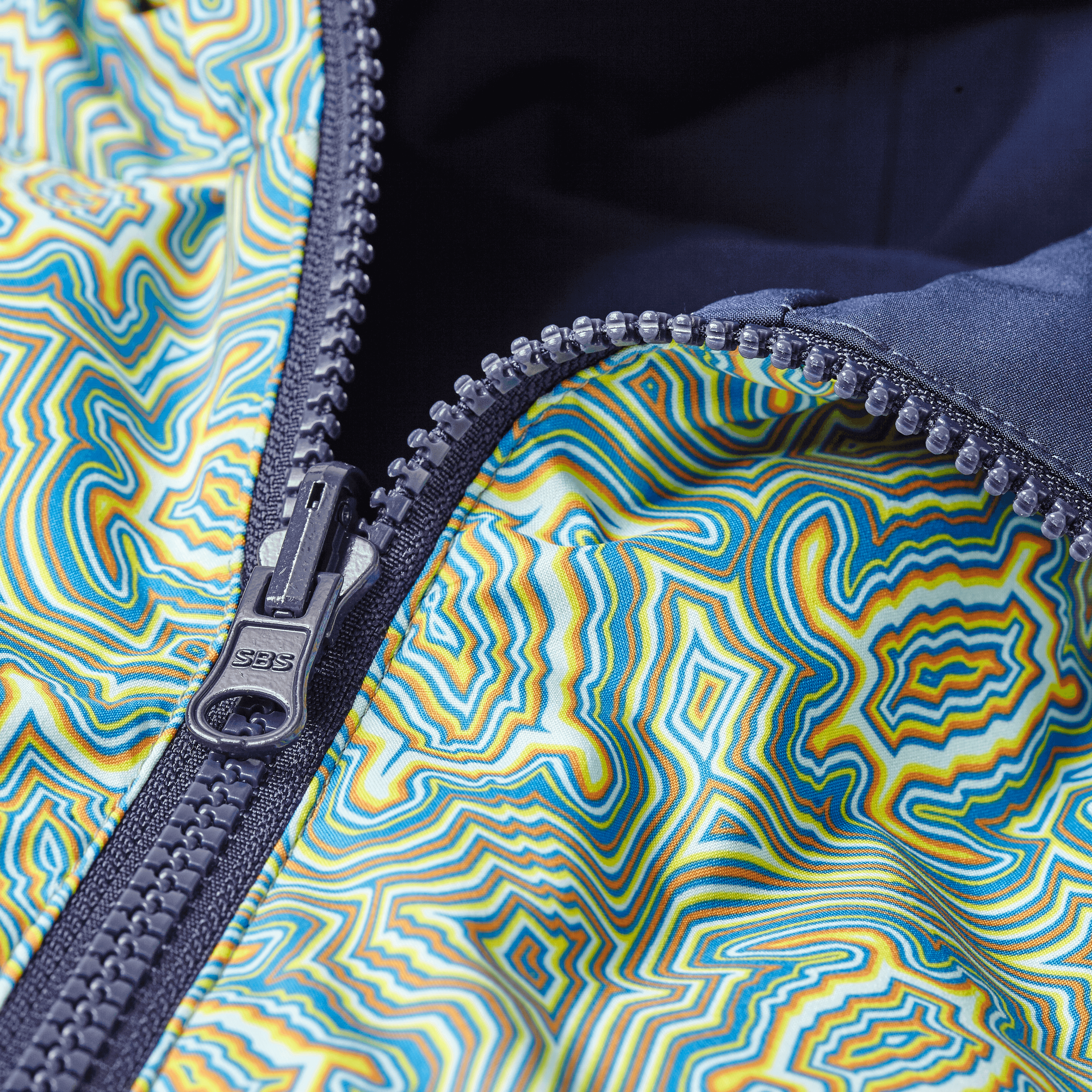 VILEBREQUIN Boys Long Reversible Parka Tortues Hypnotiques