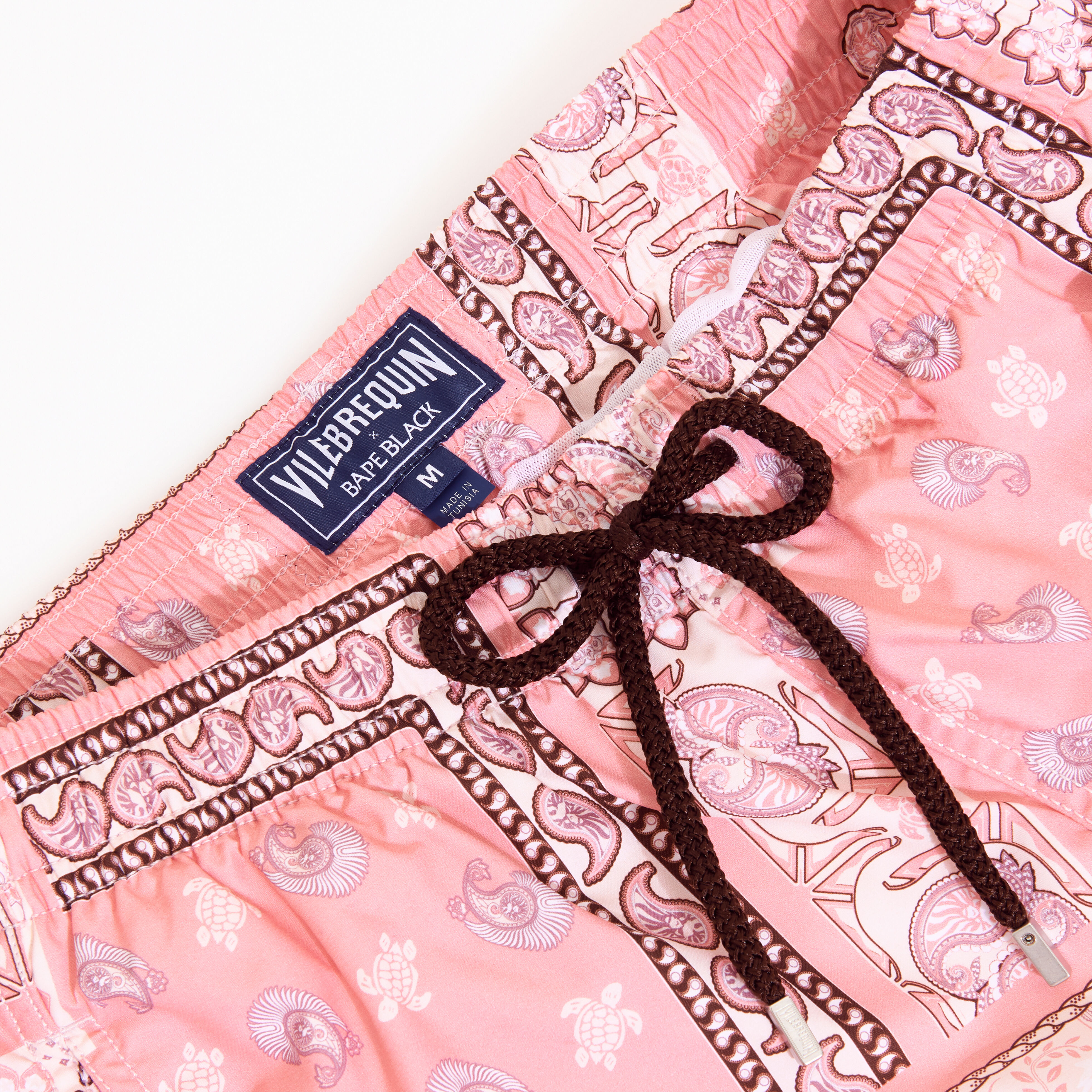 VILEBREQUIN Men Swim Shorts Bandana - Vilebrequin x BAPE® BLACK