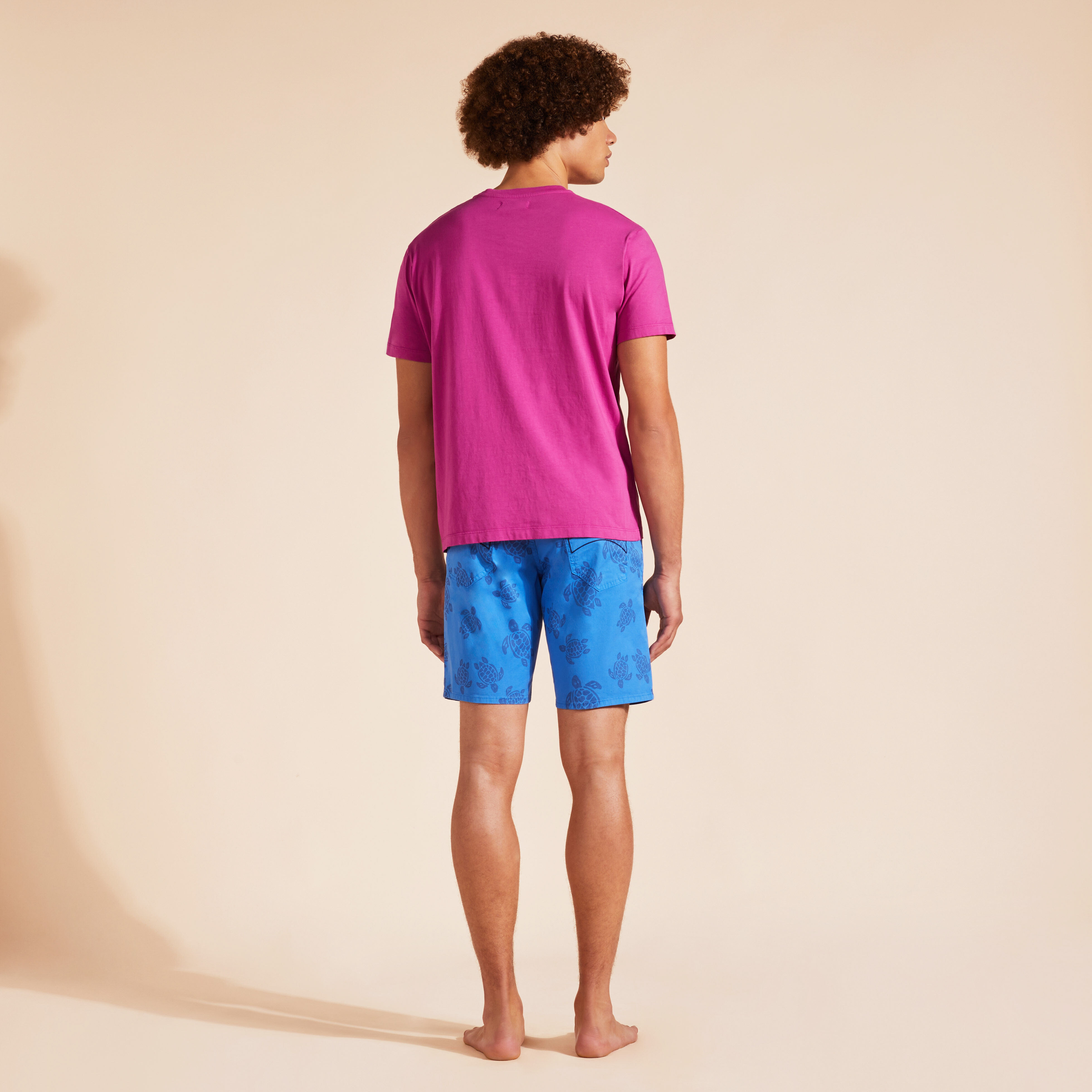 VILEBREQUIN Men Cotton T-Shirt Printed Turtle Logo